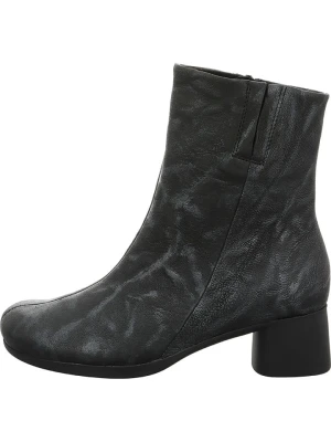 Think! Skórzane botki w kolorze czarnym rozmiar: 39,5