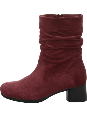 Think! Skórzane botki w kolorze czerwonym rozmiar: 39,5