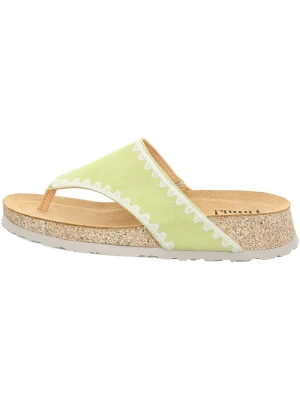 Think! Skórzane japonki w kolorze żółtym rozmiar: 38