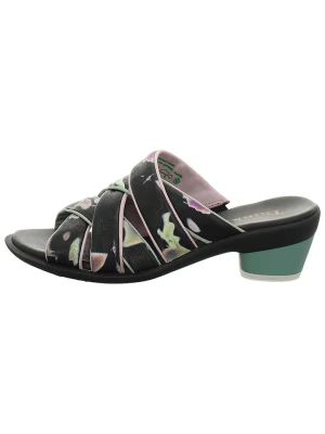 Think! Skórzane klapki w kolorze czarnym rozmiar: 42