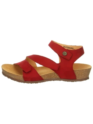 Think! Skórzane sandały "Dumia" w kolorze czerwonym rozmiar: 41