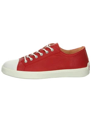 Think! Skórzane sneakersy "Turna" w kolorze czerwonym rozmiar: 38,5