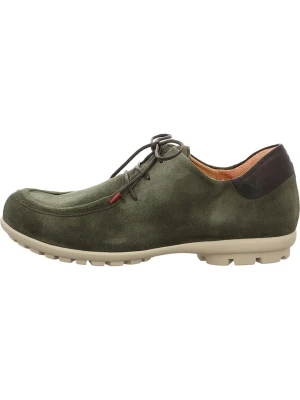 Think! Skórzane trzewiki w kolorze zielonym rozmiar: 40