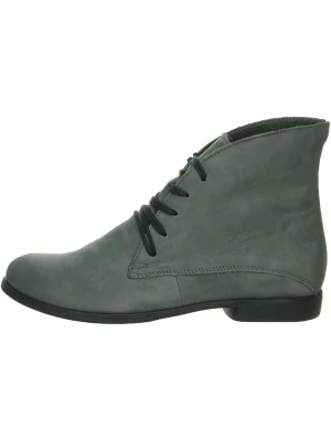 Think! Skórzane trzewiki w kolorze zielonym rozmiar: 38,5