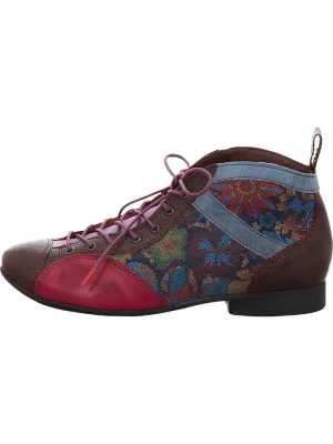 Think! Skórzane trzewiki ze wzorem rozmiar: 38,5