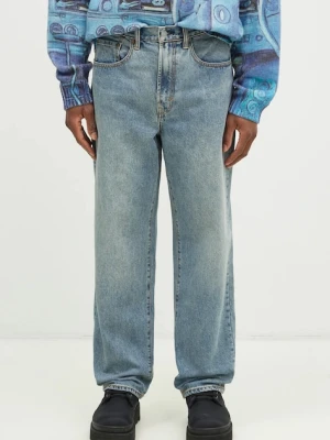 thisisneverthat jeansy Regular Jeans niebieski