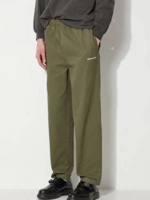 thisisneverthat spodnie Easy Pant męskie kolor zielony w fasonie chinos TN240WPACP01