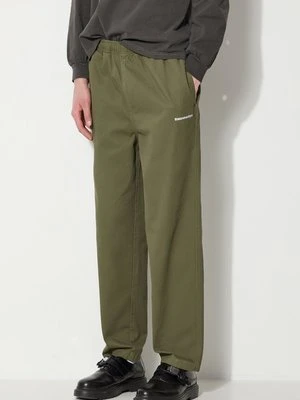 thisisneverthat spodnie Easy Pant męskie kolor zielony w fasonie chinos TN240WPACP01