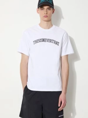 thisisneverthat t-shirt Arch-Logo Tee męski kolor biały z nadrukiem TN240TTSST04