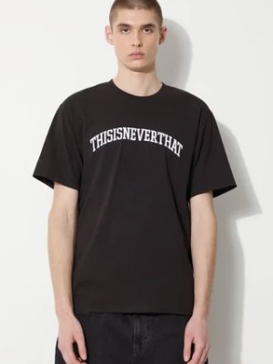 thisisneverthat t-shirt Arch-Logo Tee męski kolor czarny z nadrukiem TN240TTSST04