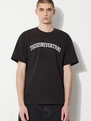 thisisneverthat t-shirt Arch-Logo Tee męski kolor czarny z nadrukiem TN240TTSST04