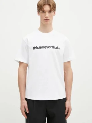 thisisneverthat t-shirt T-Logo Tee męski kolor biały z nadrukiem TN240TTSST01