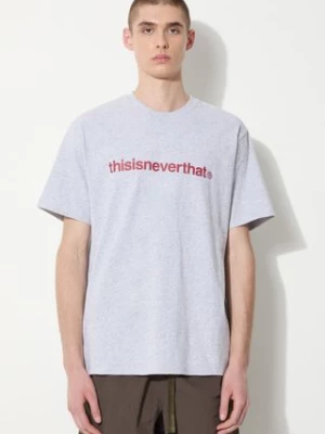 thisisneverthat t-shirt T-Logo Tee męski kolor szary z nadrukiem TN240TTSST01