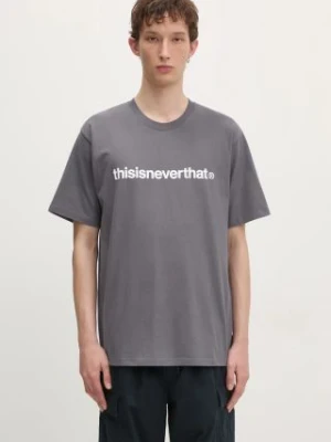 thisisneverthat t-shirt T-Logo Tee męski kolor szary z nadrukiem TN243TTSST01