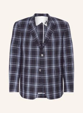 Thom Browne. Marynarka Regular Fit Z Lnem blau