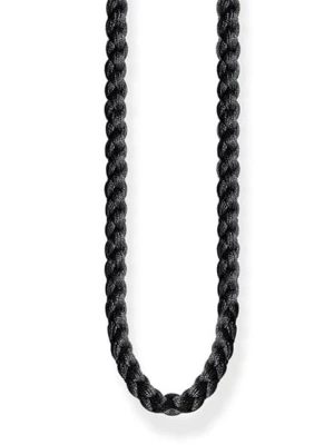Thomas Sabo Naszyjnik w kolorze czarnym - dł. 100 cm rozmiar: onesize