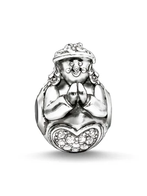 Thomas Sabo Srebrny charms z cyrkoniami rozmiar: onesize
