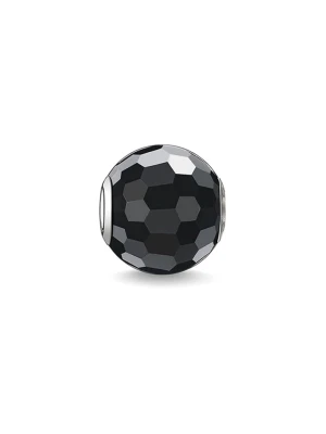 Thomas Sabo Srebrny charms z obsydianem rozmiar: onesize