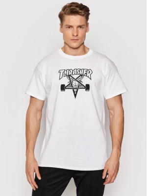 Thrasher T-Shirt Sk8 Goat Biały Regular Fit
