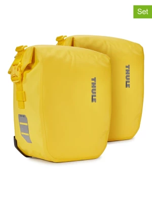 Thule Torby rowerowe (2 szt.) w kolorze żółtym - 31 x 31 x 18 cm - 13 l rozmiar: onesize