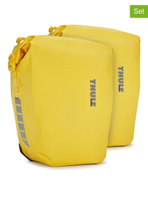 Thule Torby rowerowe (2 szt.) w kolorze żółtym - 46 x 41 x 13 cm - 25 l rozmiar: onesize