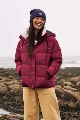 Thurso ocieplana damska kurtka - Burgundy Animal