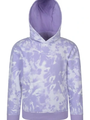 Tie Dye bluza dziecięca z kapturem - Purple Mountain Warehouse