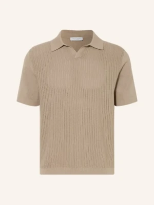 Tiger Of Sweden Dzianinowa Koszulka Polo Eoin beige