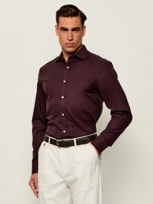 TIGER OF SWEDEN Koszula Adley C | Slim Fit bordowy