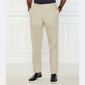 TIGER OF SWEDEN Lniane spodnie Tannen | Slim Fit