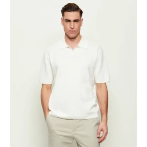 TIGER OF SWEDEN Polo Maelon | Regular Fit | z dodatkiem lnu