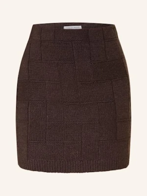 Tiger Of Sweden Spódnica Z Dzianiny Cherry braun