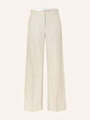 Tiger Of Sweden Spodnie Z Lnu Irit beige