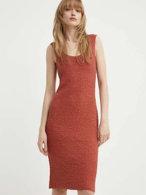Tiger Of Sweden sukienka z domieszką lnu Liia.