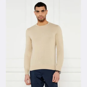 TIGER OF SWEDEN Sweter Connor L | Slim Fit | z dodatkiem lnu
