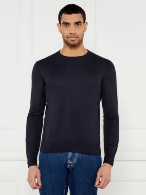 TIGER OF SWEDEN Sweter Connor L | Slim Fit | z dodatkiem lnu