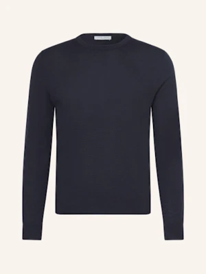 Tiger Of Sweden Sweter Connor Z Wełny Merino blau