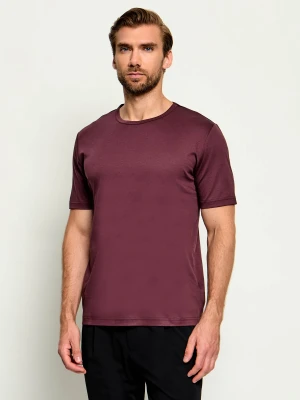 TIGER OF SWEDEN T-shirt Olaf | Slim Fit | mercerised bordowy
