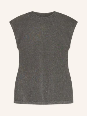 Tiger Of Sweden Top Cela Z Błyszczącą Przędzą gruen