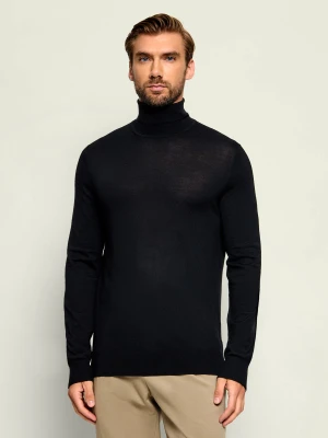 TIGER OF SWEDEN Wełniany golf Nevile | Slim Fit czarny
