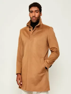 TIGER OF SWEDEN Wełniany płaszcz ALERIC | z dodatkiem kaszmiru | Slim Fit