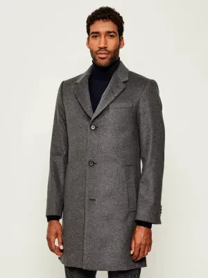 TIGER OF SWEDEN Wełniany płaszcz FINNAN | z dodatkiem kaszmiru