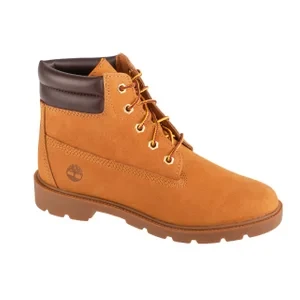 Timberland 6 IN Basic WR Jr Boot 1A2MBB, Dla chłopca, Żółte, trapery, nubuk, rozmiar: 37