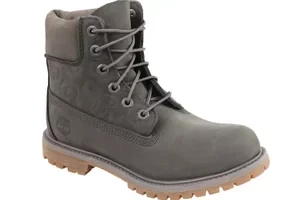 Timberland 6 In Premium Boot W A1K3P, Damskie, Szare, buty zimowe, nubuk, rozmiar: 36