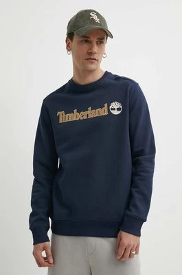 Timberland bluza męska kolor granatowy z nadrukiem TB0A5UJY4331