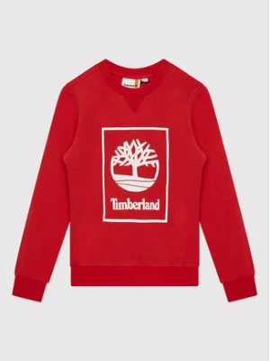 Timberland Bluza T25T58 S Czerwony Regular Fit