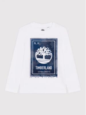 Timberland Bluzka T25T39 D Biały Regular Fit