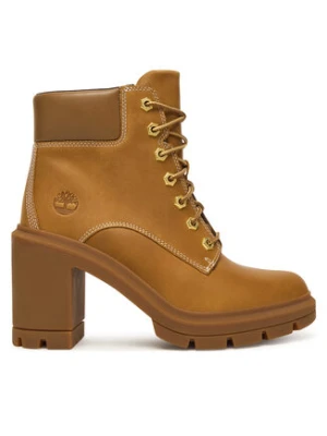 Timberland Botki Allington Heights Mid Lace Up TB0A2CKCEN11 Brązowy