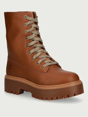 Timberland botki damskie skórzane Stone Street brązowy