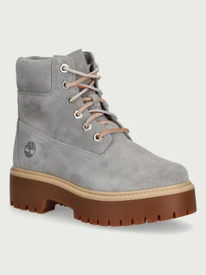 Timberland botki damskie skórzane Stone Street szary
